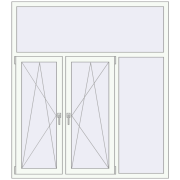 REHAU Euro 60 1600x1800 мм