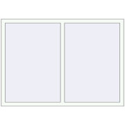 REHAU Euro 70 1550x1100 мм Білий (RAL 9016) з двох сторін