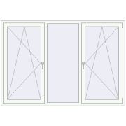 REHAU Euro 70 1999x1380 мм REHAU Euro 70 1999x1380 мм