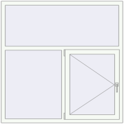 REHAU Euro 70 1500x1500 мм REHAU Euro 70 1500x1500 мм