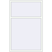 REHAU Brillant-Design 1100x1700 мм Білий (RAL 9016) з двох сторін