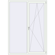 REHAU Euro 70 1500x2100 мм
