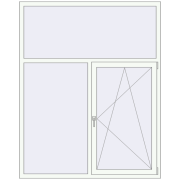 REHAU SYNEGO MD 1600x2000 мм Білий (RAL 9016) з двох сторін REHAU SYNEGO MD 1600x2000 мм Білий (RAL 9016) з двох сторін