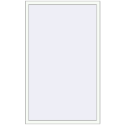 REHAU Euro 70 1080x1750 мм Білий (RAL 9016) з двох сторін REHAU Euro 70 1080x1750 мм Білий (RAL 9016) з двох сторін