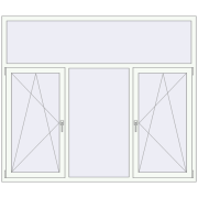 Вікна 2050x1750 мм Altest Pony 375