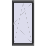 Вікна 1000x2000 мм REHAU Euro 60