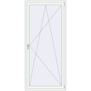 REHAU SYNEGO MD 1000x2200 мм Білий (RAL 9016) з двох сторін