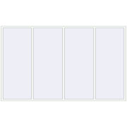 REHAU Euro 70 3500x2100 мм Білий (RAL 9016) з двох сторін REHAU Euro 70 3500x2100 мм Білий (RAL 9016) з двох сторін