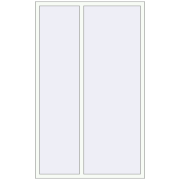 REHAU SYNEGO MD 1300x2100 мм Білий (RAL 9016) з двох сторін