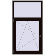 Вікна 820x1459 мм REHAU Euro 60