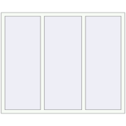 REHAU Euro 70 1680x1370 мм Білий (RAL 9016) з двох сторін REHAU Euro 70 1680x1370 мм Білий (RAL 9016) з двох сторін