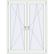 REHAU SYNEGO MD 1150x1600 мм Білий (RAL 9016) з двох сторін REHAU SYNEGO MD 1150x1600 мм Білий (RAL 9016) з двох сторін