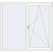 REHAU SYNEGO MD 1600x1500 мм REHAU SYNEGO MD 1600x1500 мм