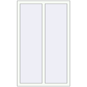 REHAU SYNEGO MD 900x1450 мм Білий (RAL 9016) з двох сторін