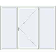 Вікна 2015x1600 мм REHAU SYNEGO MD Білий (RAL 9016) з двох сторін