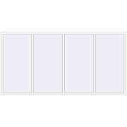 REHAU Brillant-Design 3600x1800 мм Білий (RAL 9016) з двох сторін