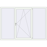 REHAU Euro 70 2100x1500 мм Білий (RAL 9016) з двох сторін