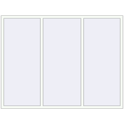 REHAU Euro 60 2223x1700 мм Білий (RAL 9016) з двох сторін