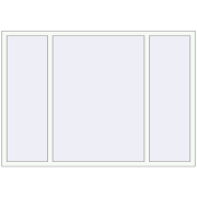 Вікна 2000x1400 мм REHAU Euro 60 Білий (RAL 9016) з двох сторін