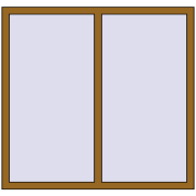 REHAU Euro 60 1380x1280 мм LIGHT_OAK з двох сторін REHAU Euro 60 1380x1280 мм LIGHT_OAK з двох сторін