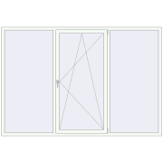 REHAU SYNEGO MD 2650x1800 мм Білий (RAL 9016) з двох сторін