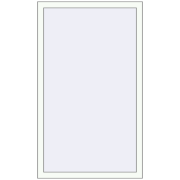 Вікна 900x1400 мм Altest Pony 375 RAL 9016 Traffic white з двох сторін