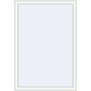 Вікна 1000x1500 мм Altest Pony 375 RAL 9016 Traffic white з двох сторін