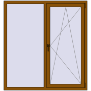 REHAU Euro 60 1400x1500 мм