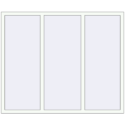REHAU Euro 60 1730x1430 мм Білий (RAL 9016) з двох сторін