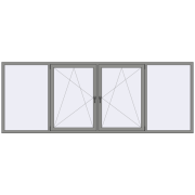 Altest Pony 375 3500x1300 мм RAL 9007 Grey aluminium з двох сторін Altest Pony 375 3500x1300 мм RAL 9007 Grey aluminium з двох сторін