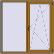 REHAU Brillant-Design 1445x1445 мм LIGHT_OAK з двох сторін REHAU Brillant-Design 1445x1445 мм LIGHT_OAK з двох сторін