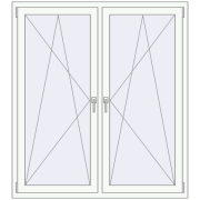 REHAU Euro 70 1380x1540 мм