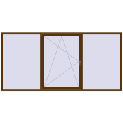 REHAU Euro 60 3300x1600 мм WALNUT з двох сторін