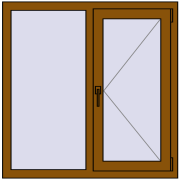 REHAU Brillant-Design 1035x1040 мм