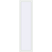 Вікна 575x2200 мм REHAU Brillant-Design Білий (RAL 9016) з двох сторін