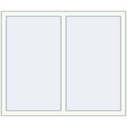 REHAU SYNEGO MD 1300x1060 мм Білий (RAL 9016) з двох сторін