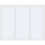 Вікна 2070x1650 мм REHAU Euro 70 Білий (RAL 9016) з двох сторін