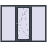 REHAU Euro 70 1760x1400 мм REHAU Euro 70 1760x1400 мм