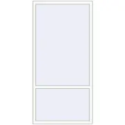 REHAU Euro 60 1000x2050 мм Білий (RAL 9016) з двох сторін