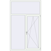 REHAU Euro 70 1320x2130 мм